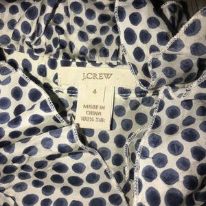 J. Crew 100% silk top